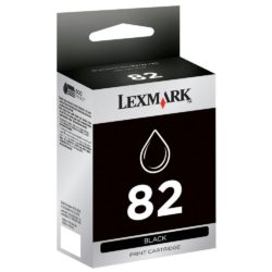 Lexmark 82 Ink Cartridge, Black Single Pack, 18L0032E